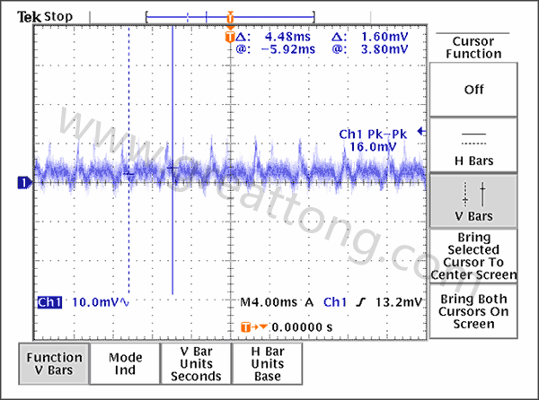  圖10. 在VCO電源端增加旁路電容后減小了噪聲。-深圳宏力捷