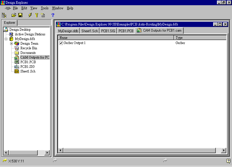 按下 Finish鈕結(jié)束Gerber輸出文件全部設(shè)置工作。