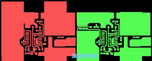 此操作可使文件中大部分的焊盤輸出后仍為焊盤，不會成為線性焊盤，并且不會產(chǎn)生像下圖一樣的短路情況