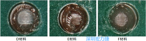 圖14- 冷球拉力試驗(yàn)后，光學(xué)顯微鏡下的失效模式