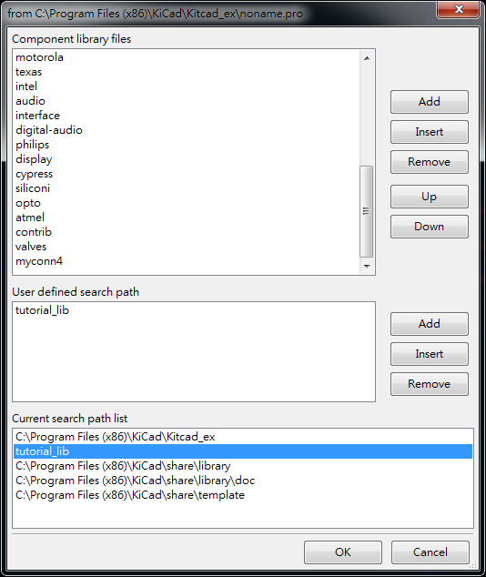 上下兩個(gè)視窗都Add 你的library ，在library browser 就可以找到你的library